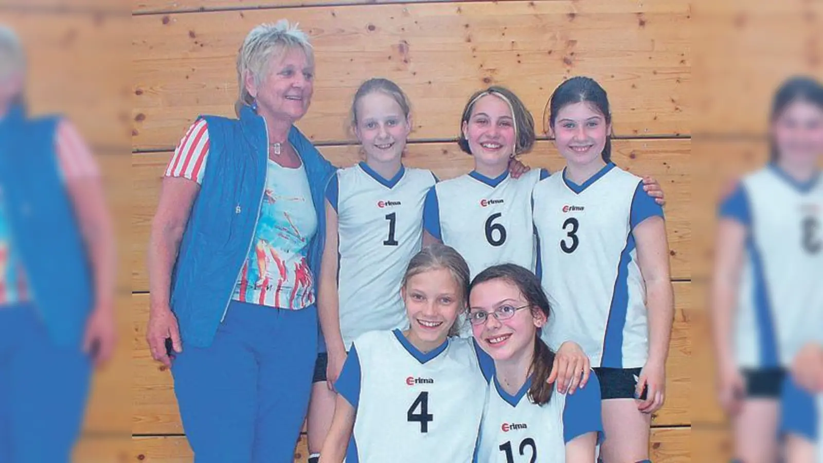 Trainerin Birgit Bußmann mit Lea Bumiller, Johanna Seidinger, Tamara Brankovic, Elena Pohl und Dijana Martinovic.   (Foto: Turnerbund)