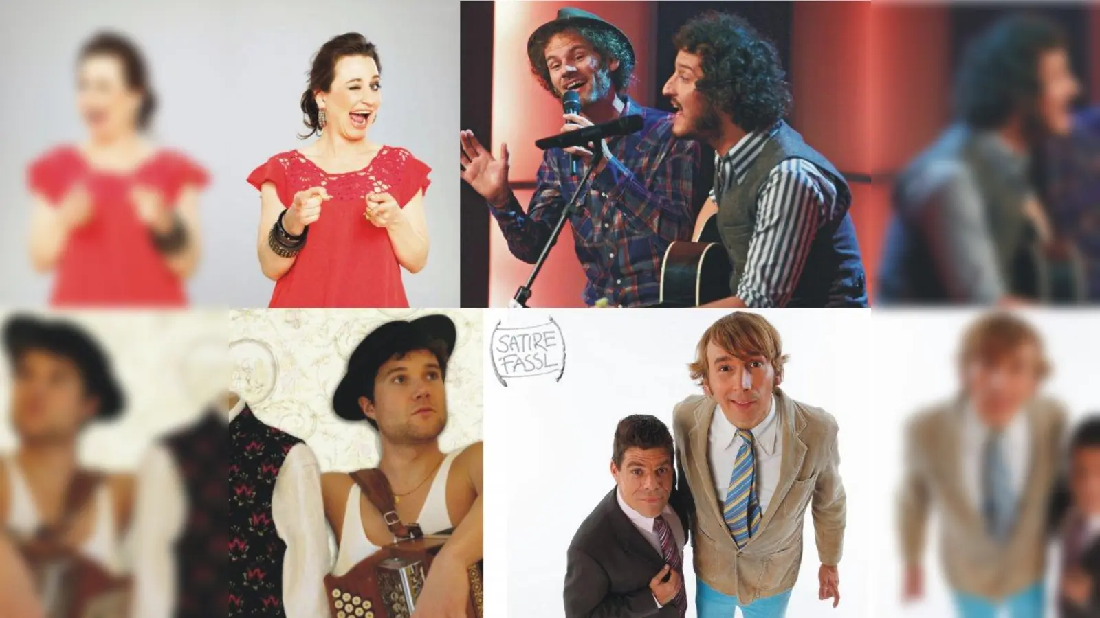 Im Schlachthof: Senkrecht und Pusch, Maxi Schafroth, Sebastian Daller und Constanze Lindner. (Foto: pi)