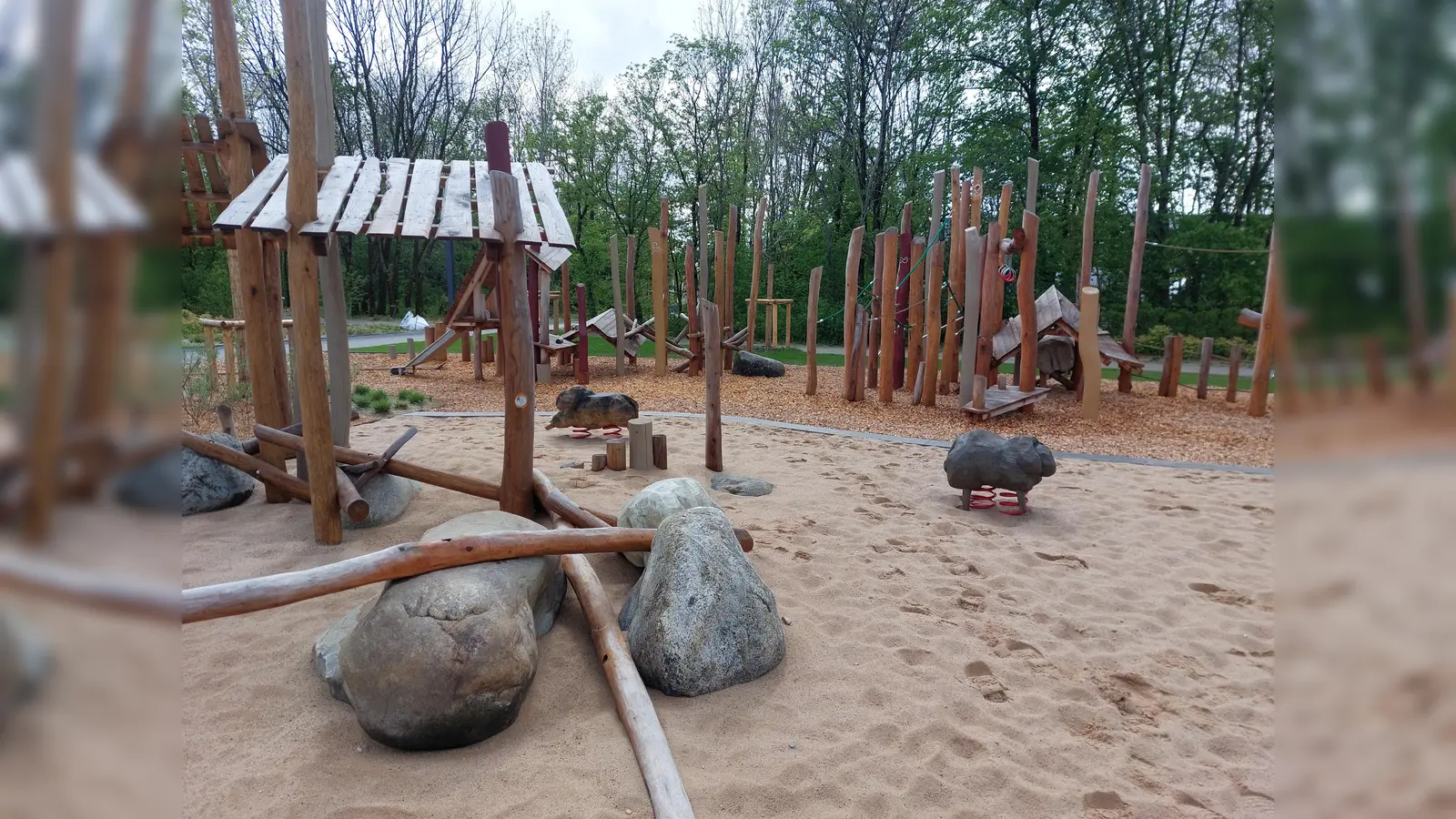 Der Kelten-Spielplatz ist auch nach dem Ende der Landesgartenschau noch ein attraktives Ausflugsziel. (Foto: bas)