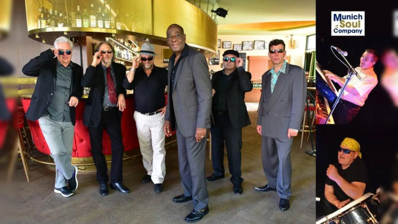 Die Munich Soul Company sorgt für coole Mucke bei der Party am 4. Mai. (Foto: Munich Soul Company)