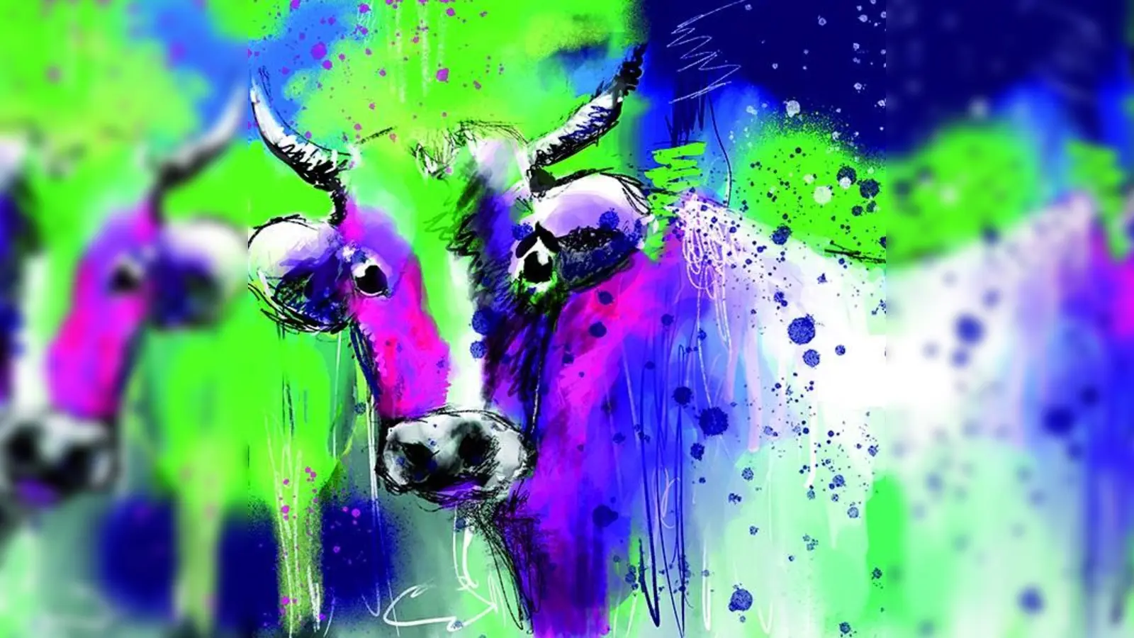 Die Künstlerin Angela Semmler experimentiert gerne mit Farben und Materialien. Hier zu sehn ist ihr Werk &amp;quot;Berta (und ihre Schwestern)&amp;quot;, das sie in der Blücherstraße 10 ausstellt. (Foto: Angela Semmler)