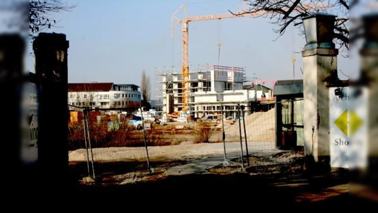 Hier entsteht ein neues Stadtquartier mit 200 Wohnungen in neun Wohnhäusern. 	 (Foto: ws)