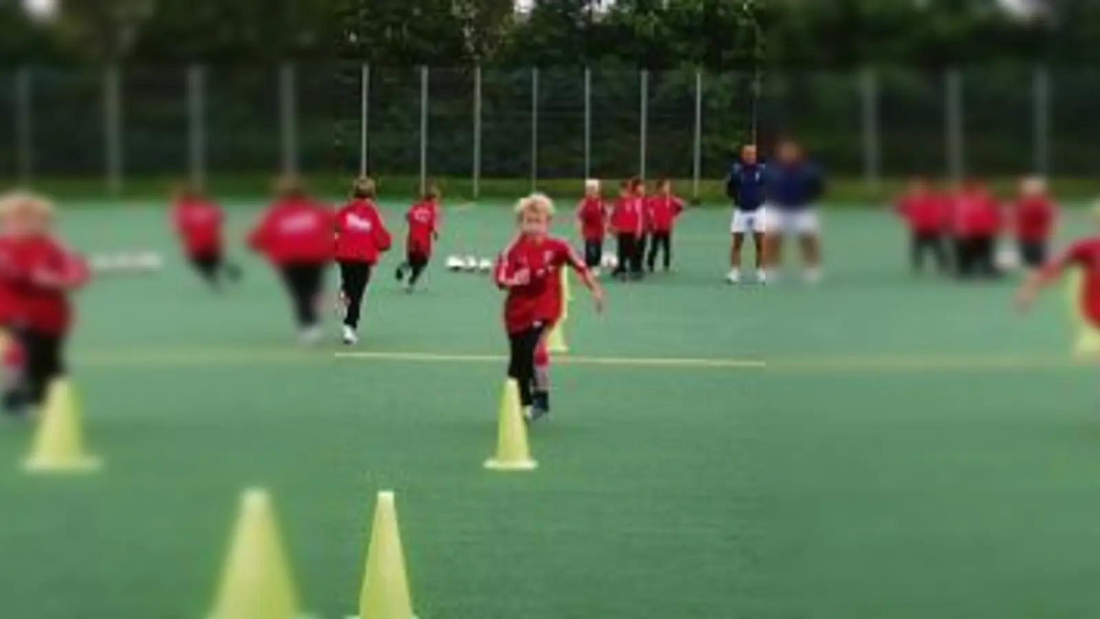 Das Koordinationstraining des Junglöwen-Trainers machte dem Heimstettener Nachwuchs sichtlich Spaß. 	 (Foto: Verein)