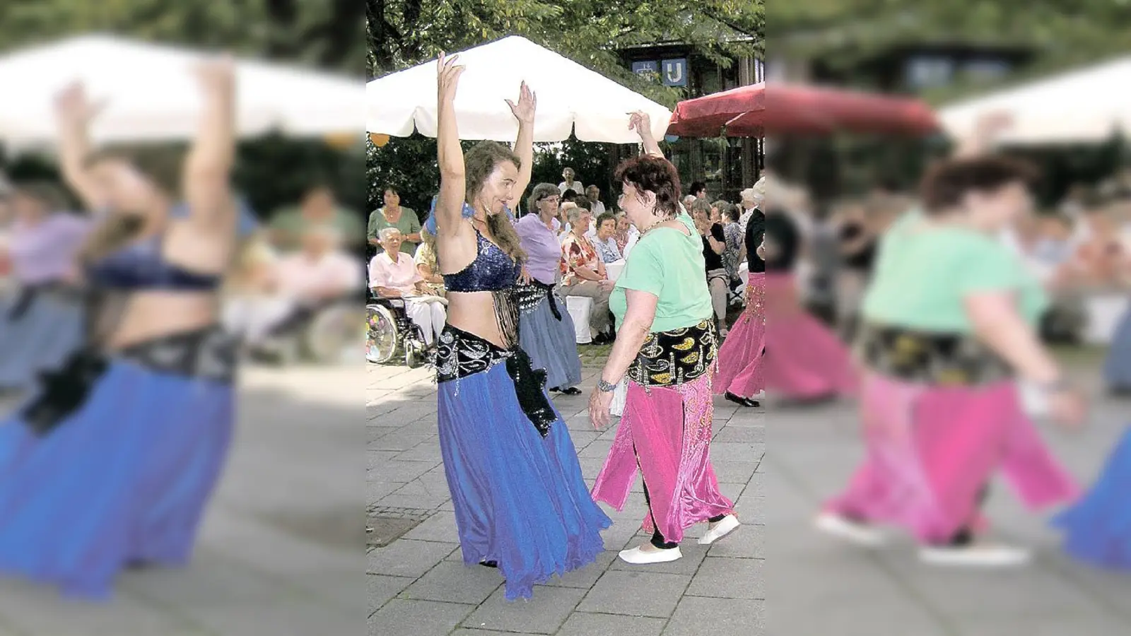 Zu orientalischer Musik lernt die Tanzgruppe den weiblichen und sinnlichen Bauchtanz.	 (Foto: privat)