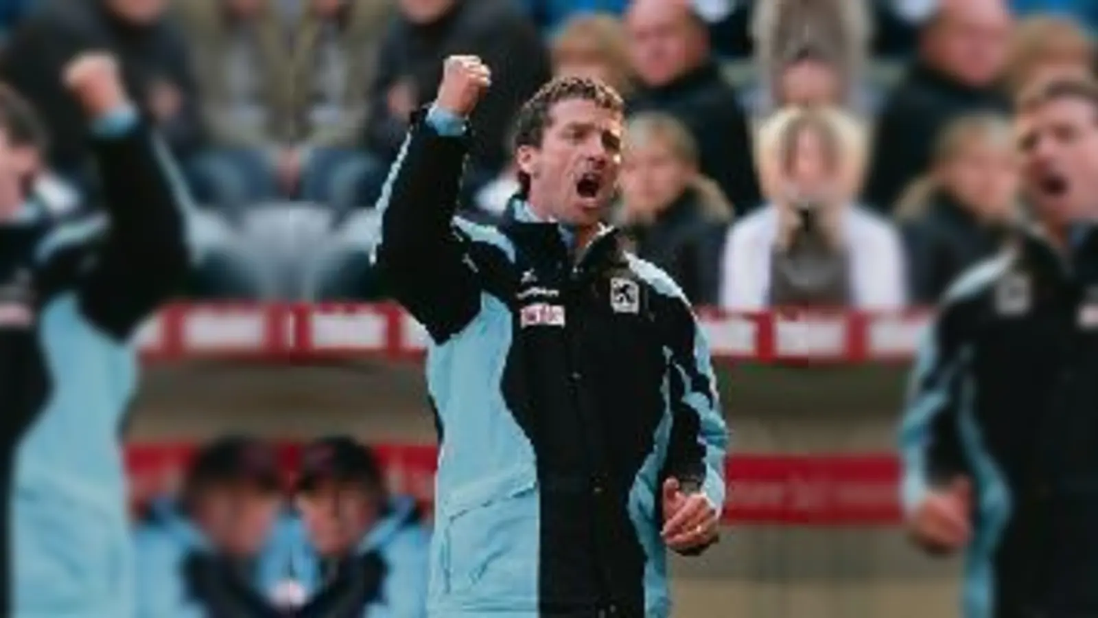 1:0  in der 42. Minute konnte Marco Kurz die ganze Anspannung  (rauslassen.Foto: sampics/augenklick)