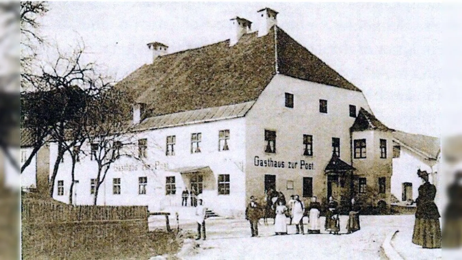 Ein Erbe Grandauers: Das Zornedinger „Gasthaus zur Post“ im 19. Jahrhundert. (Foto: Heimatkundekreis Zorneding)