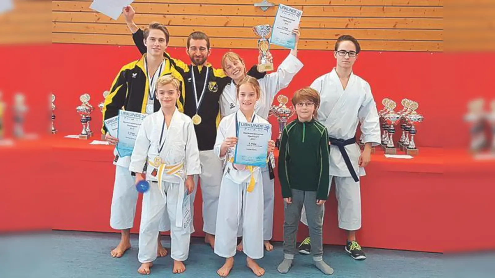 Bei den Oberbayerischen Karate-Meisterschaften waren die Grasbrunner erfolgreich vertreten.	 (Foto: Verein)