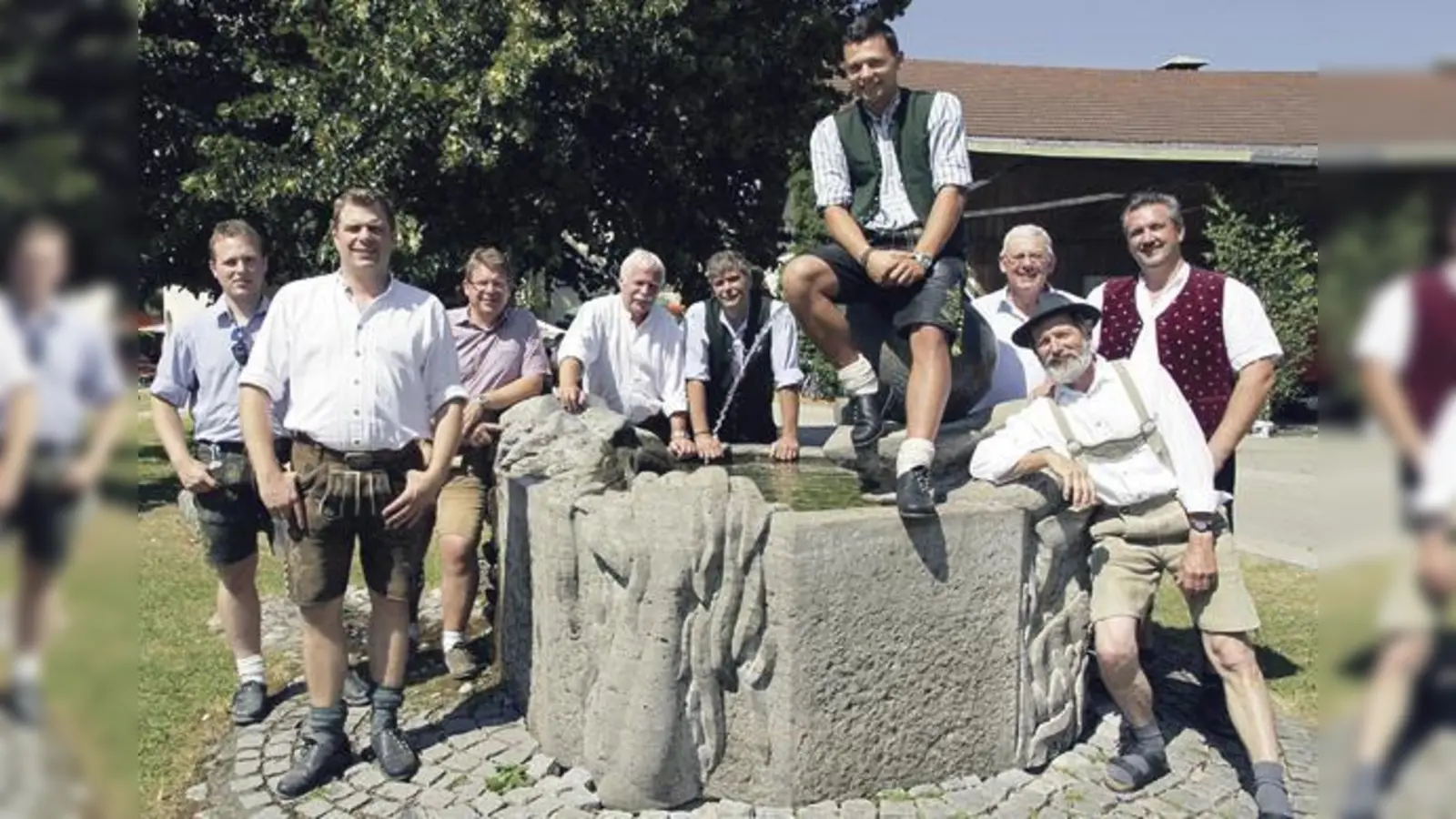 Vertreter der acht Harthauser Ortsvereine voller Vorfreude auf das anstehende Festwochenende zum 1200 Jahre Harthausen. 	  (Foto: privat)