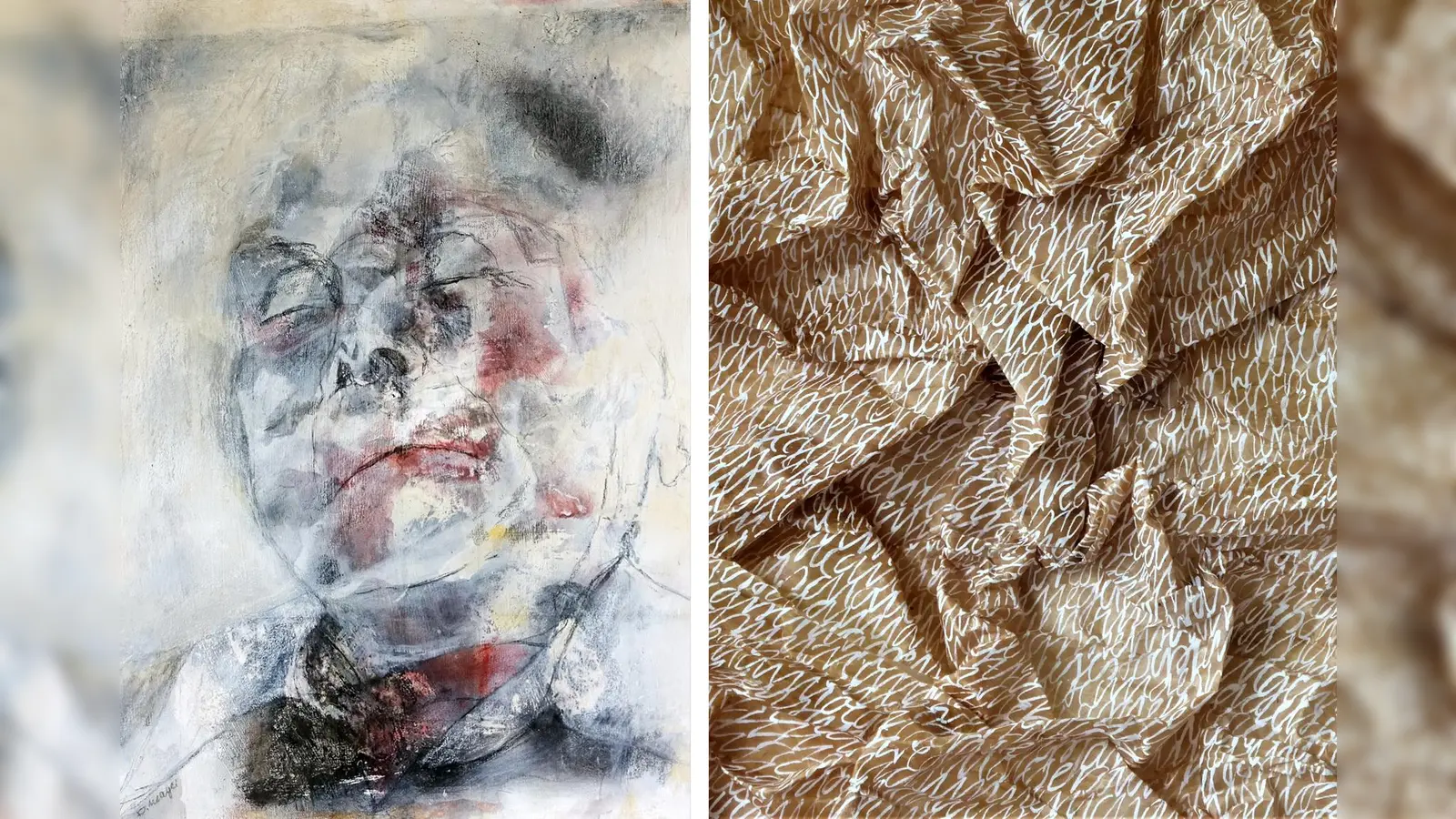 Um Menschenbilder und Schriftobjekte geht es bei der Ausstellung von Doris Mayer und Andrea Leuchs. (Foto: privat)