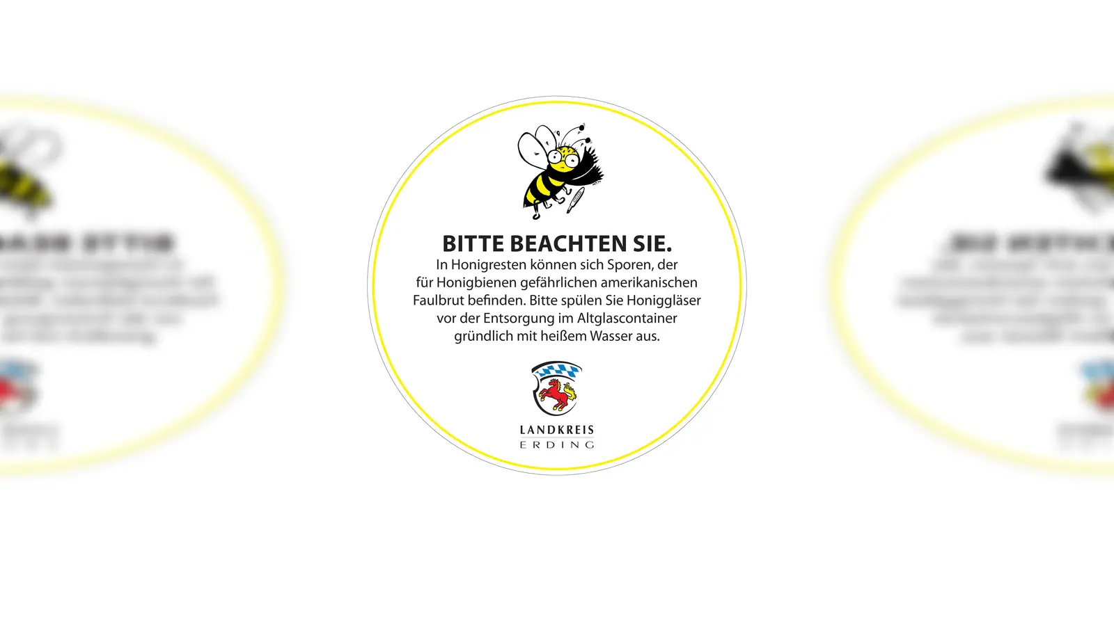 Der Landkreis mahnt zur Sauberkeit.  (Foto: LRA Erding)