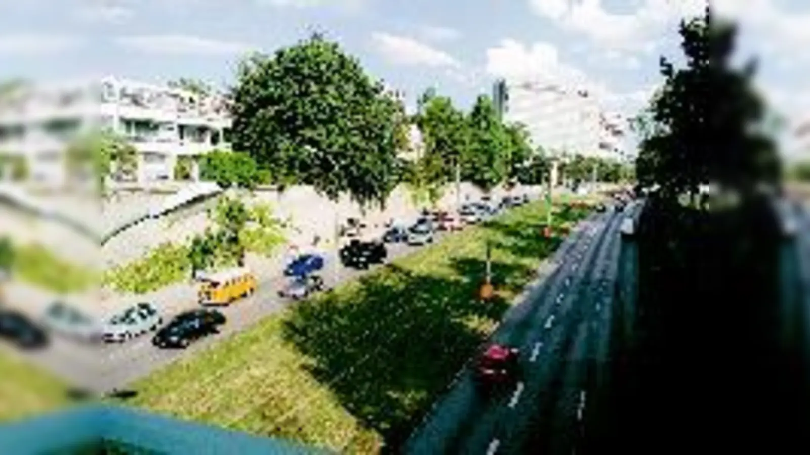 Die kleinen und großen Anwohner am Isarring machen gegen Lärm und Abgase mobil.	 (Fotos: ms)