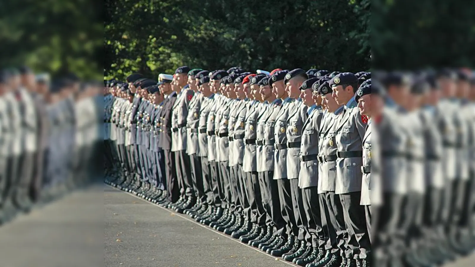 Der jährliche Beförderungsappell wird erstmals im Münchner Hofgarten ausgerichtet. 2011 fand er noch in Neubiberg statt.  (Foto: Bundeswehr)