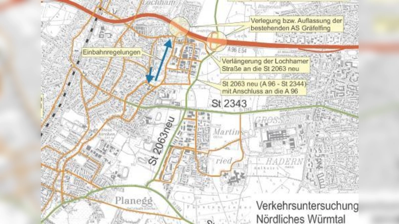 Das war die ursprüngliche Planung für die 2063neu. Ein weiteres Gutachten soll nun auch Alternativen für die Planegger aufzeigen. (Foto: PI)
