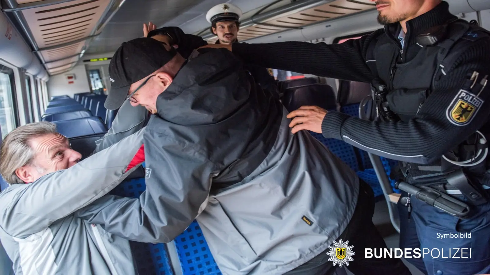 Der Regionalexpress wurde in Feldmoching gestoppt. (Symbolbild: Bundespolizei)