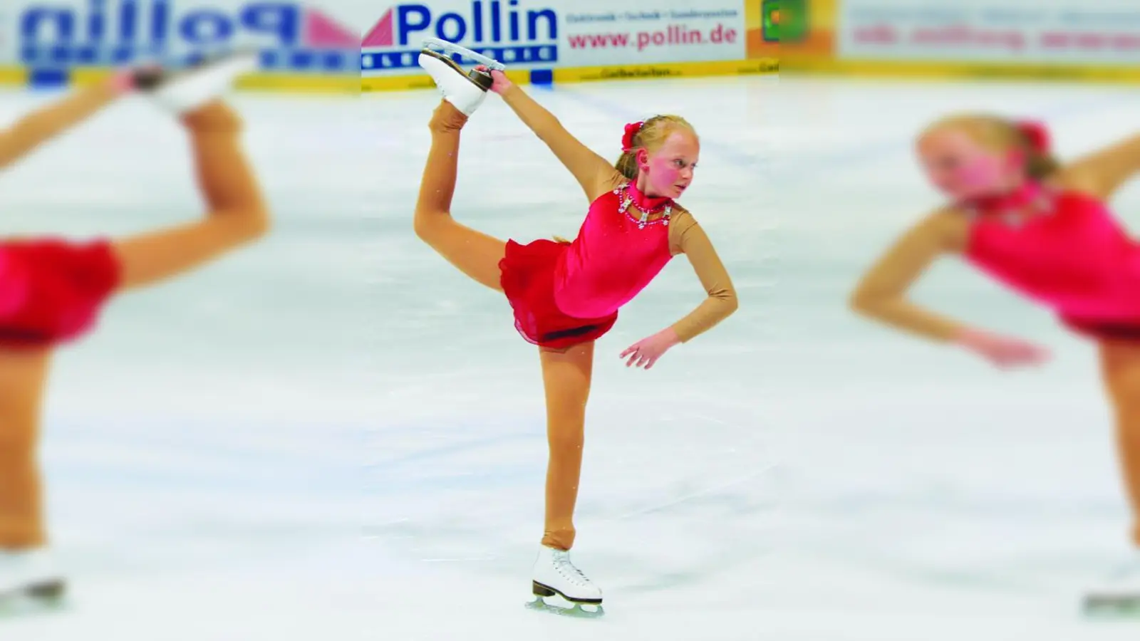 Die 9-jährige Laura Schmidbauer aus Germering war eine der jüngsten Teilnehmerinnen bei den Bayerischen Nachwuchsmeisterschaften in Oberstdorf. (Foto: pi)