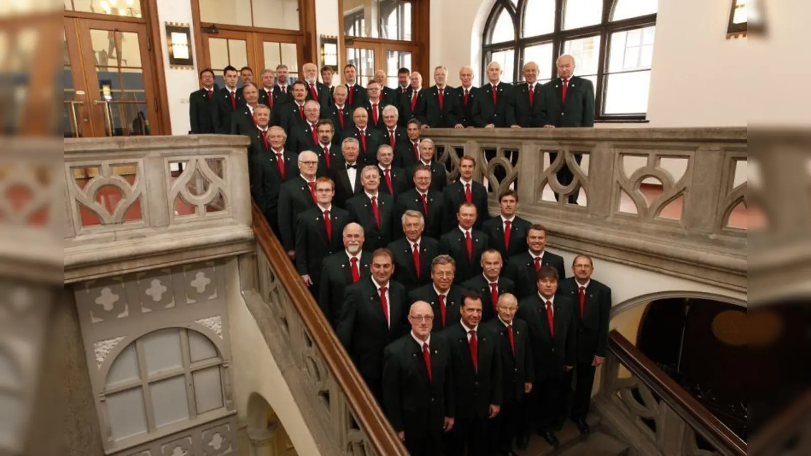 Den Chor der Polizei München kann man am 4. Juli in der Alten Kongresshalle live erleben. (Foto: NFR)