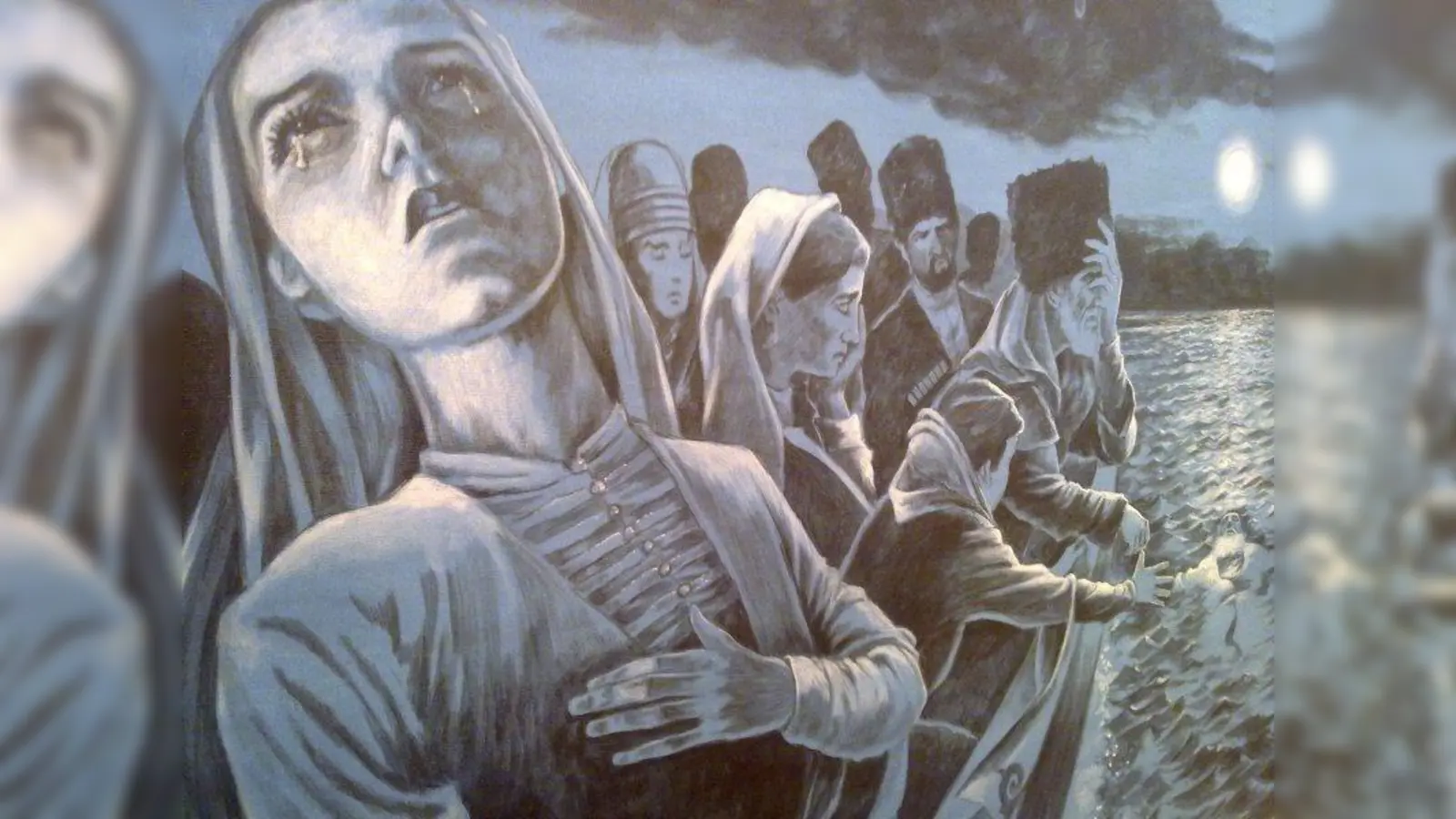 Krieg, Tod und Vertreibung sind wiederkehrende Ereignisse im Leben der Tscherkessen. (Foto: Vhs)