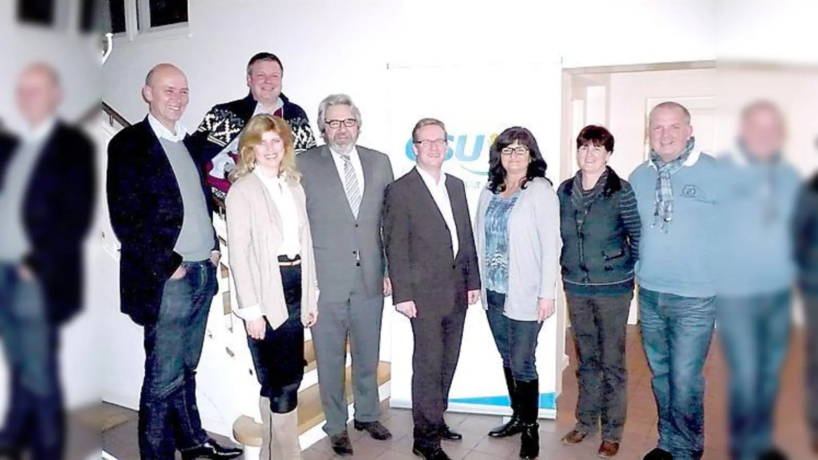 Der Haarer CSU Ortsverband kann sich über alte und neue Gesichter im Vorstand freuen.	 (Foto: privat)