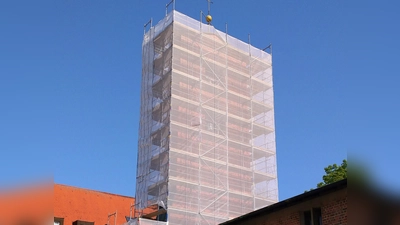 Der Erlös des Gemeindefestes kommt den Renovierungsarbeiten des Kirchturms der evangelischen Gethsemanekirche zugute. (Foto: Honig)