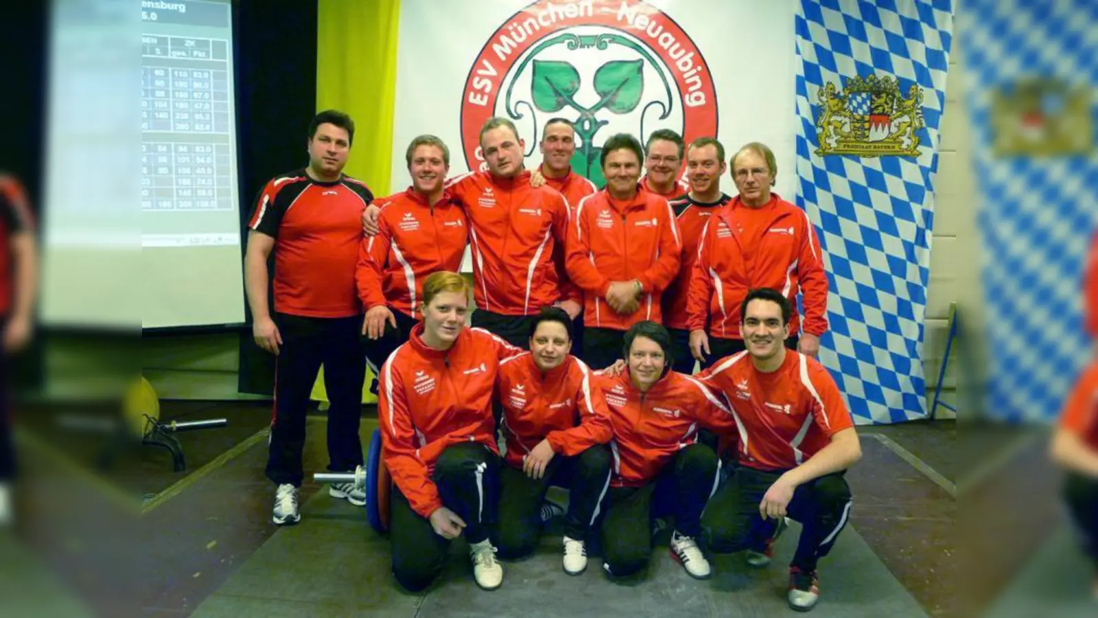 Allen Grund zum Strahlen hat die Gewichtheber-Mannschaft des ESV Neuaubing auch in diesem Jahr wieder. (Foto: pi)