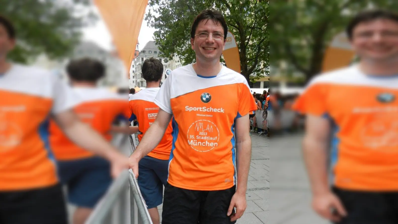 Premiere: Zum ersten Mal lief Florian von Brunn beim Stadtlauf den Halbmarathon. (Foto: pr)