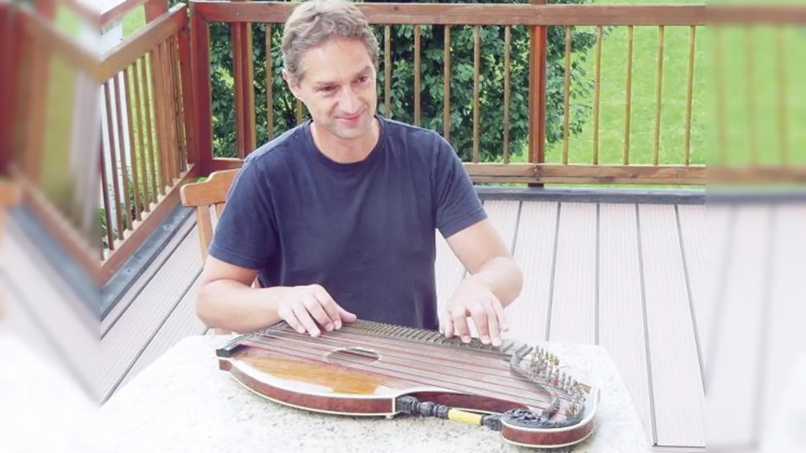 Musikalische Weinprobe: Falko Friesecke ist vielen don-camillo-chor-Fans als  Zither-Virtuose bekannt. 	 (Foto: VA)