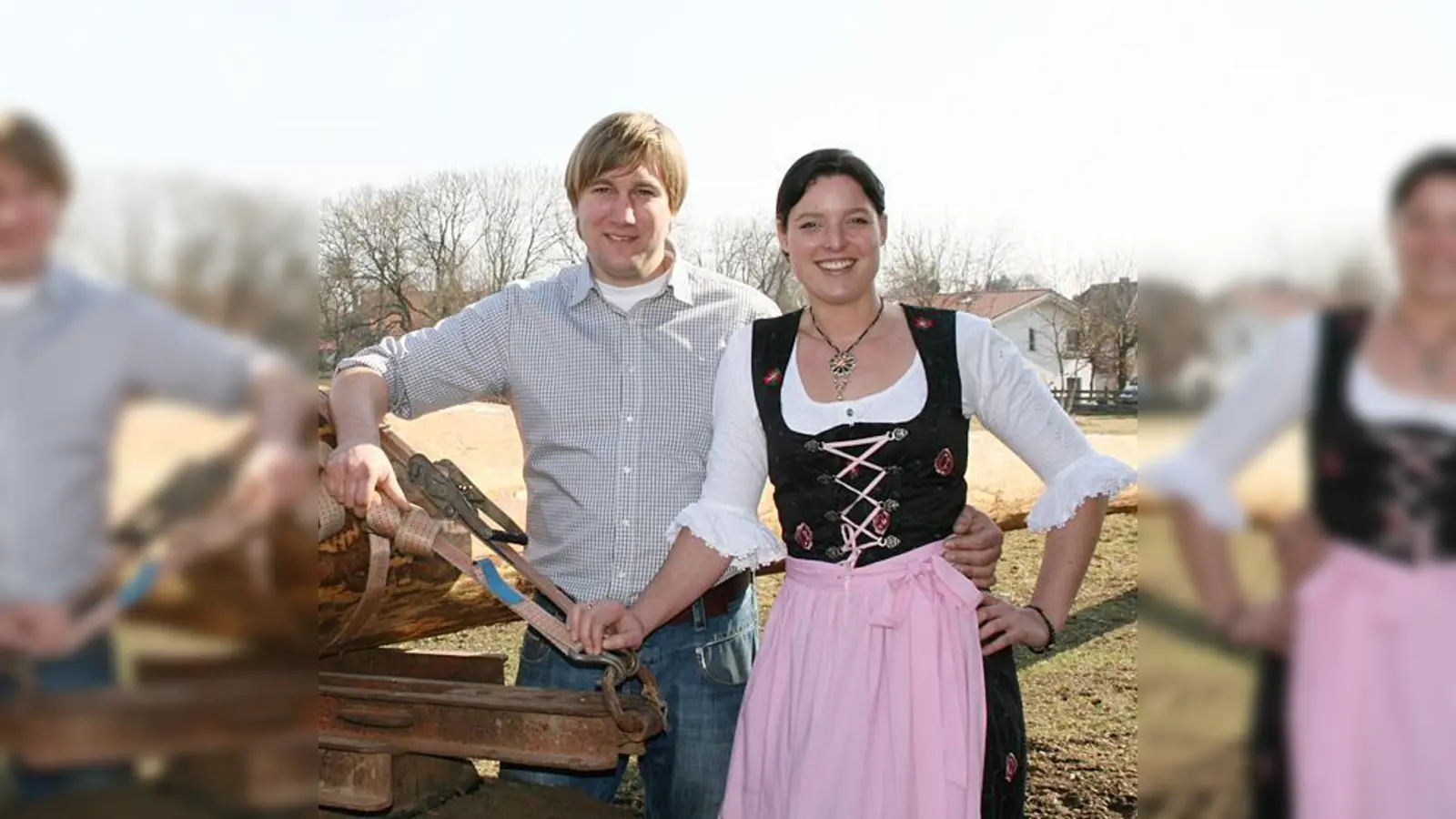 Maikönig Werner Mair und seine Maikönigin Andrea Hirnschal freuen sich aufs Maifest, bei dem der neue Maibaum aufgestellt werden wird.  (Foto: hol)