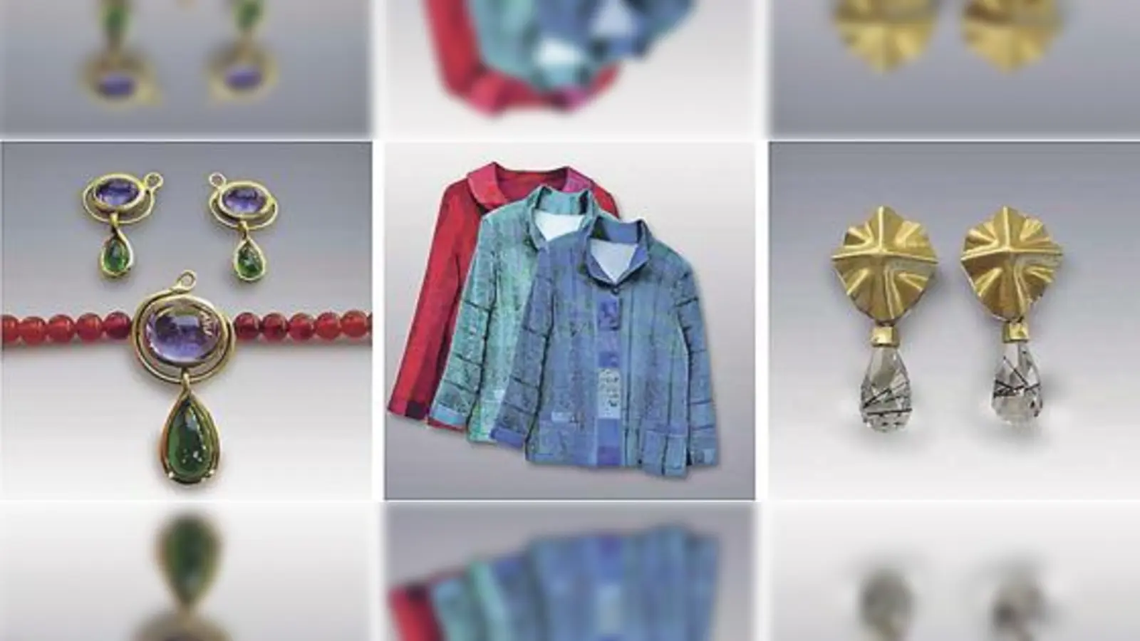 v.l.: Werke von Henriette Barthels, Alex van Severen und Jutta Lenich-Frei.	 (Foto: VA)