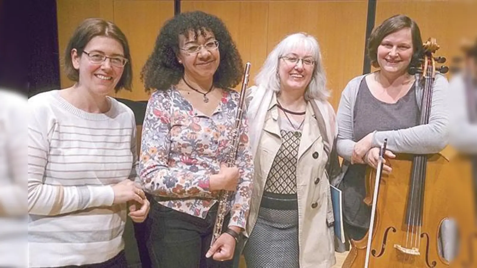Sorgen für den guten  (Foto: Mirjam Brüllmann, Claudia Góndola de Hackel, Christine Gampl und Anna Engelhardt (v. li.).)