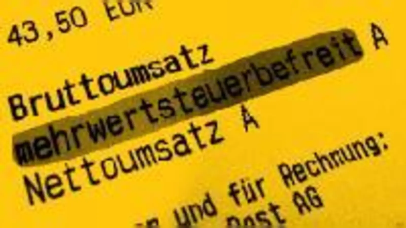 Die Mehrwertsteuerbefreiung der Deutschen Post ist eine Wettbewerbsverzerrung, so die Europäische  (Kommission.Bild: Archiv)