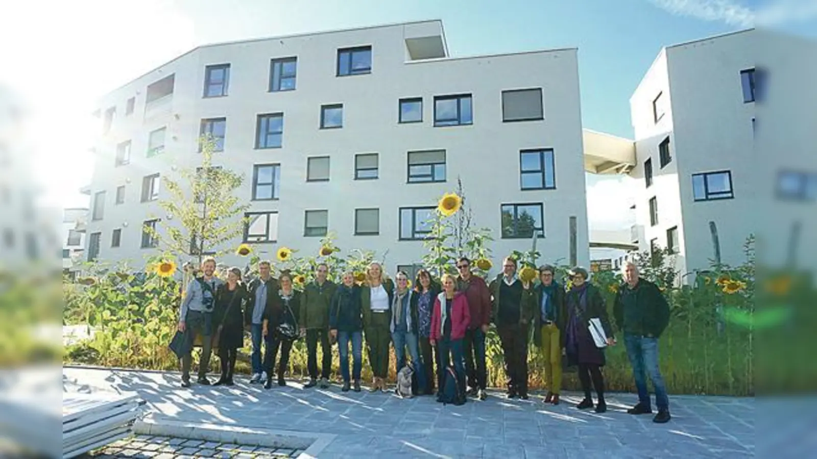 Doris Wagner besuchte mit Kollegen aus dem BA den Domagkpark.	 (Foto: Marius Winterstein)
