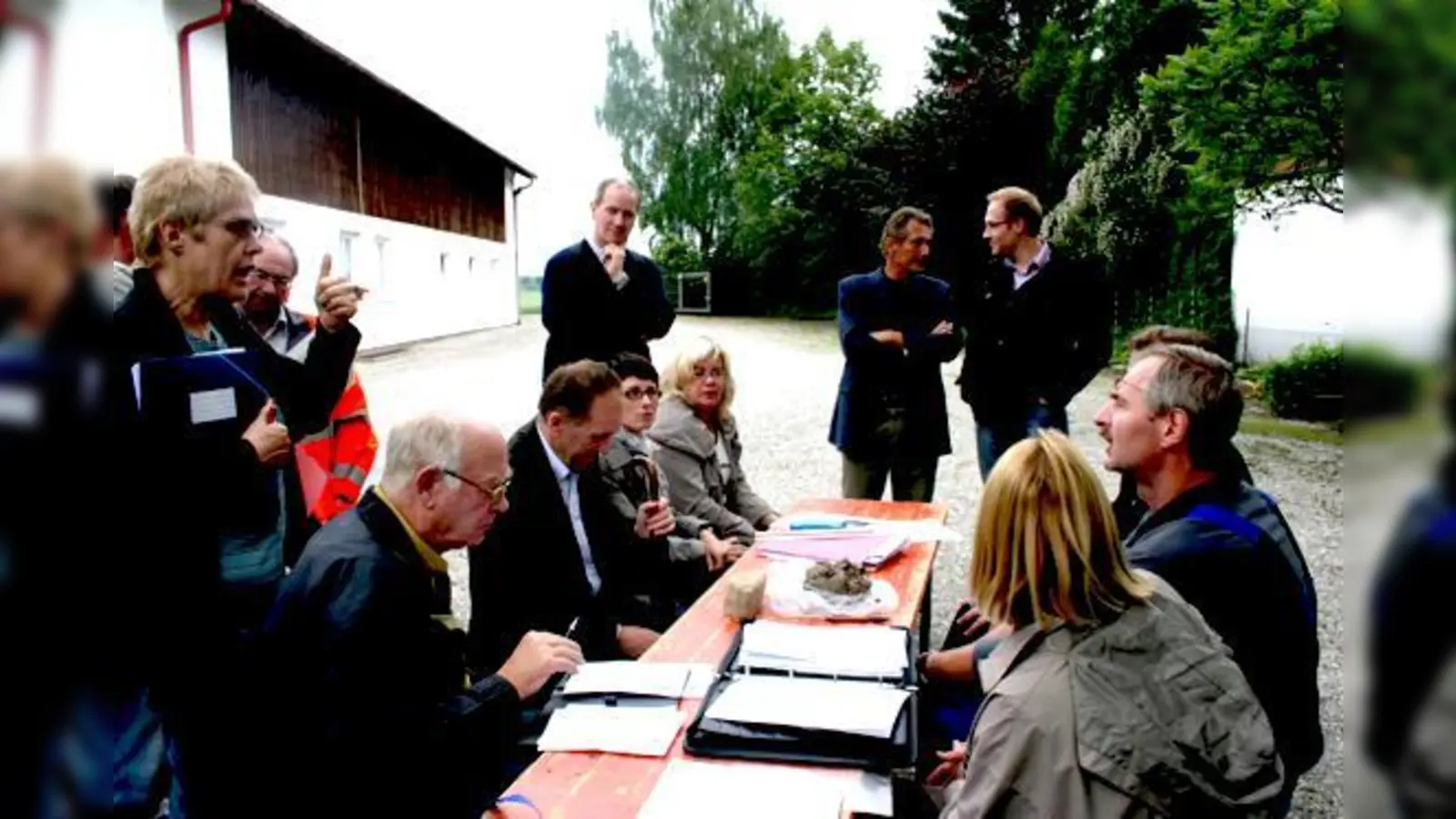 Der erste Runde Tisch fand am vergangenen Donnerstag im Anwesen Obersojer an der Grashofstraße statt. 	 (Foto: ws)