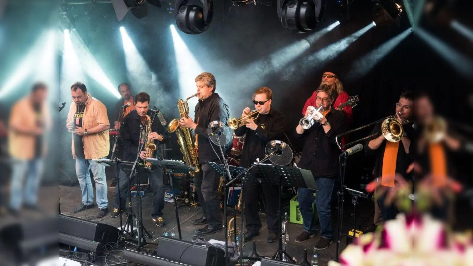 Die Funk und Soul-Band „Stabil” spielt einen bunten Mix aus Funkhits und Bluessongs und ist auch regelmäßiger Gast im Night Club des Bayerischen Hofs in München. (Foto: Veranstalter)