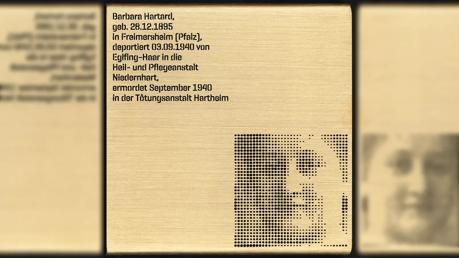 Erinnerungszeichen wurden für die Euthanasie-Opfer erstellt. (Foto: Stadtarchiv München)