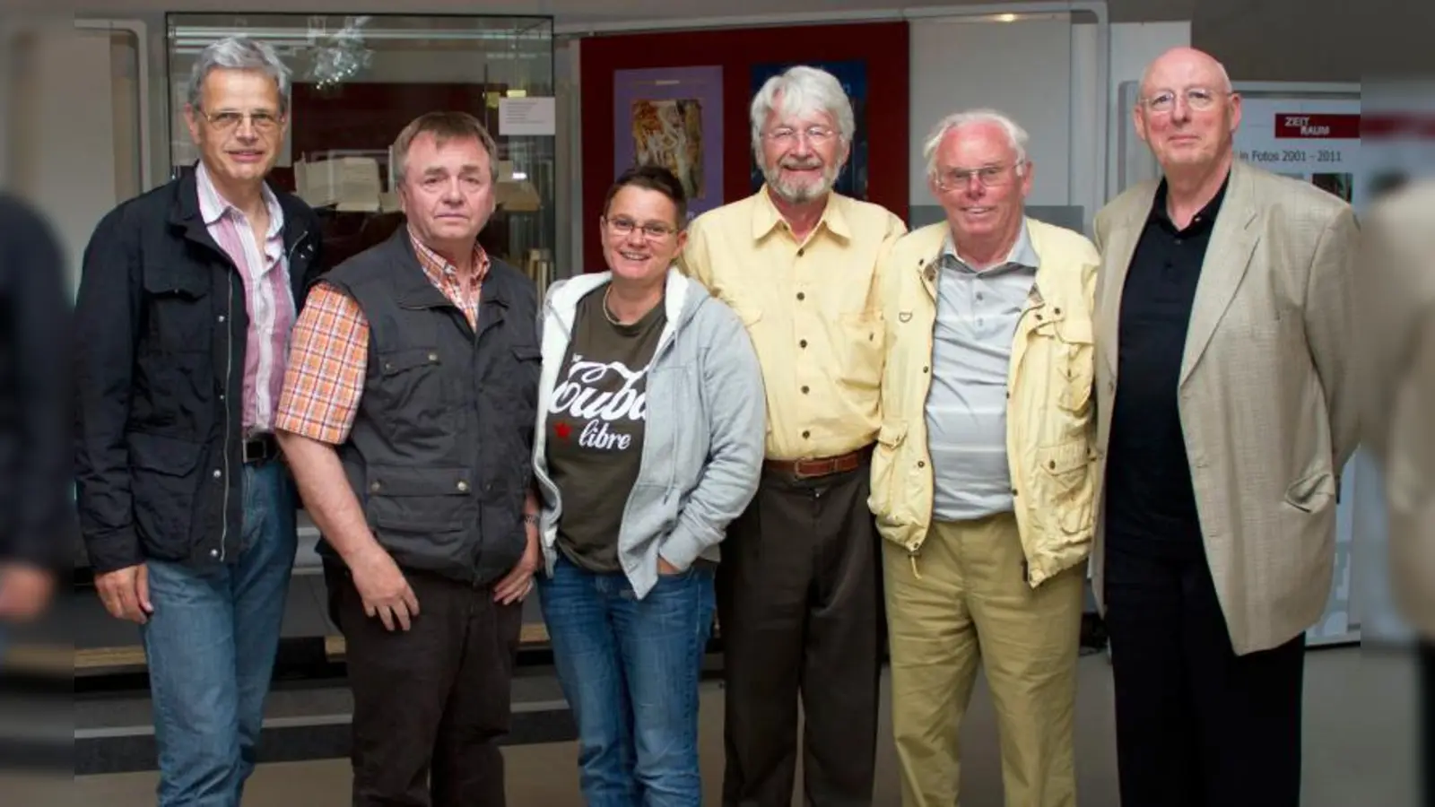 Der neue MFVC-Vorstand mit (von links) Günter Pruner, Werner Ulbrich, Vera Greif, Bernd Burger, Hans Bauer und Manfred Hilt. (Foto: pi)