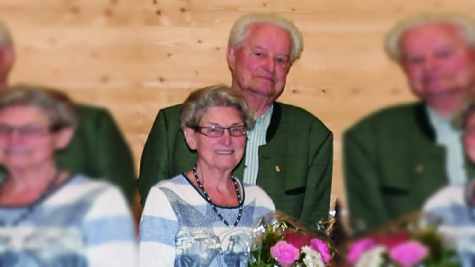 Rudolf Dietz mit seiner Frau Elfriede. (Foto: Wolfgang Eberle)