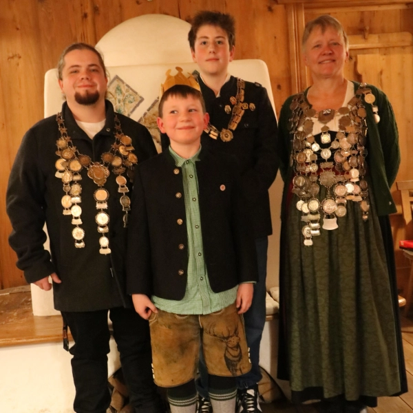 Maximilian Huber, Oskar Zeigermann, Benedikt Binder und Kathrin Förster (von links). (Foto: Benjamin Trebbin)