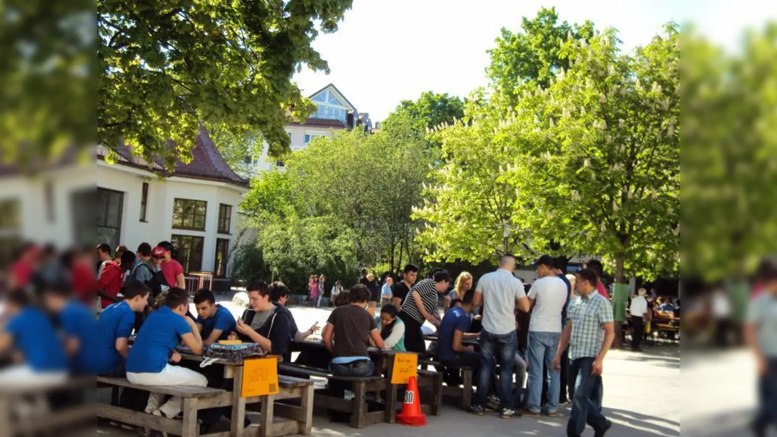 Mit einem Schulfest feierte die Grund- und Mittelschule an der Alfonsstraße nachträglich den 100. Geburtstag. (Foto: pi)