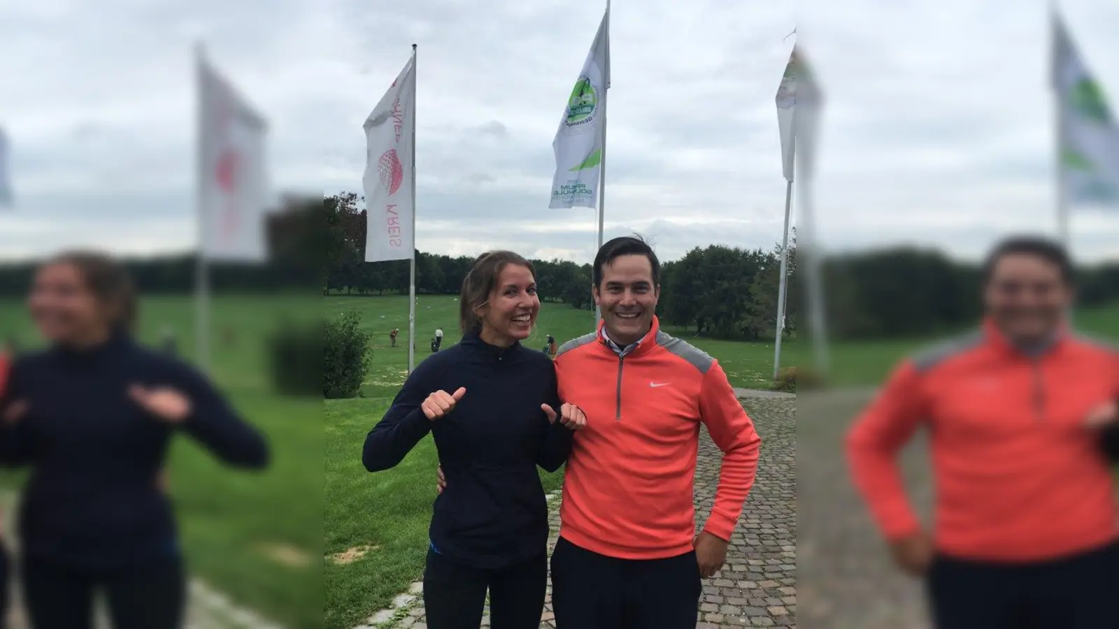 Neue Clubmeister: Denise Böhm und Dominik Mehr. (Foto: Rudolf Bertsch)