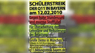 Mit einer Demonstration wollen die Schüler des G8 auf ihre unerträgliche Situation aufmerksam machen.