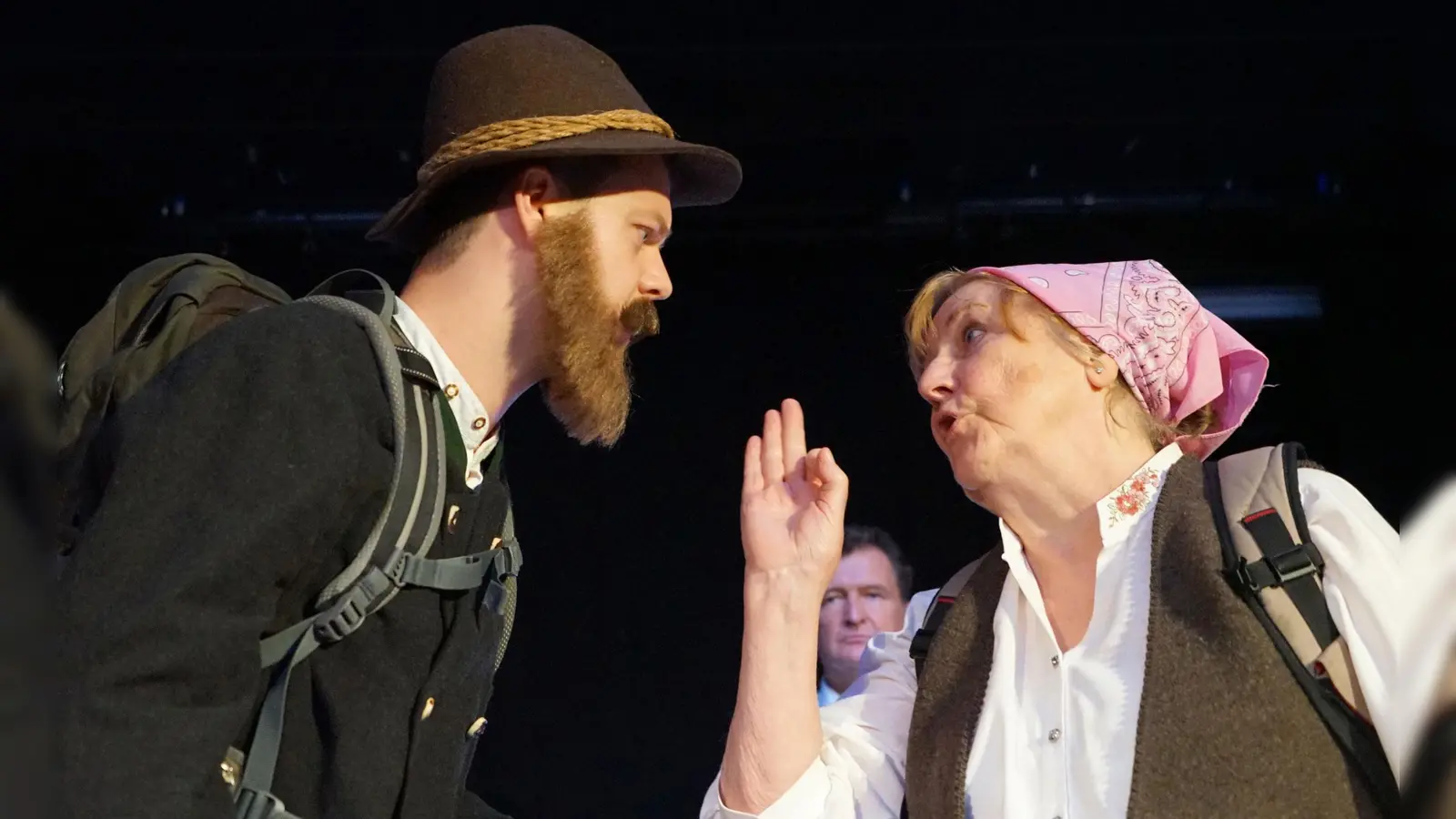 Wer sich für das Leben, die Liebe, den Tod und den Teufel interessiert, wird seine höllische Freude an dem Stück über Jürgen und seine Ehefrau haben. (Foto: Ute Bernauer)