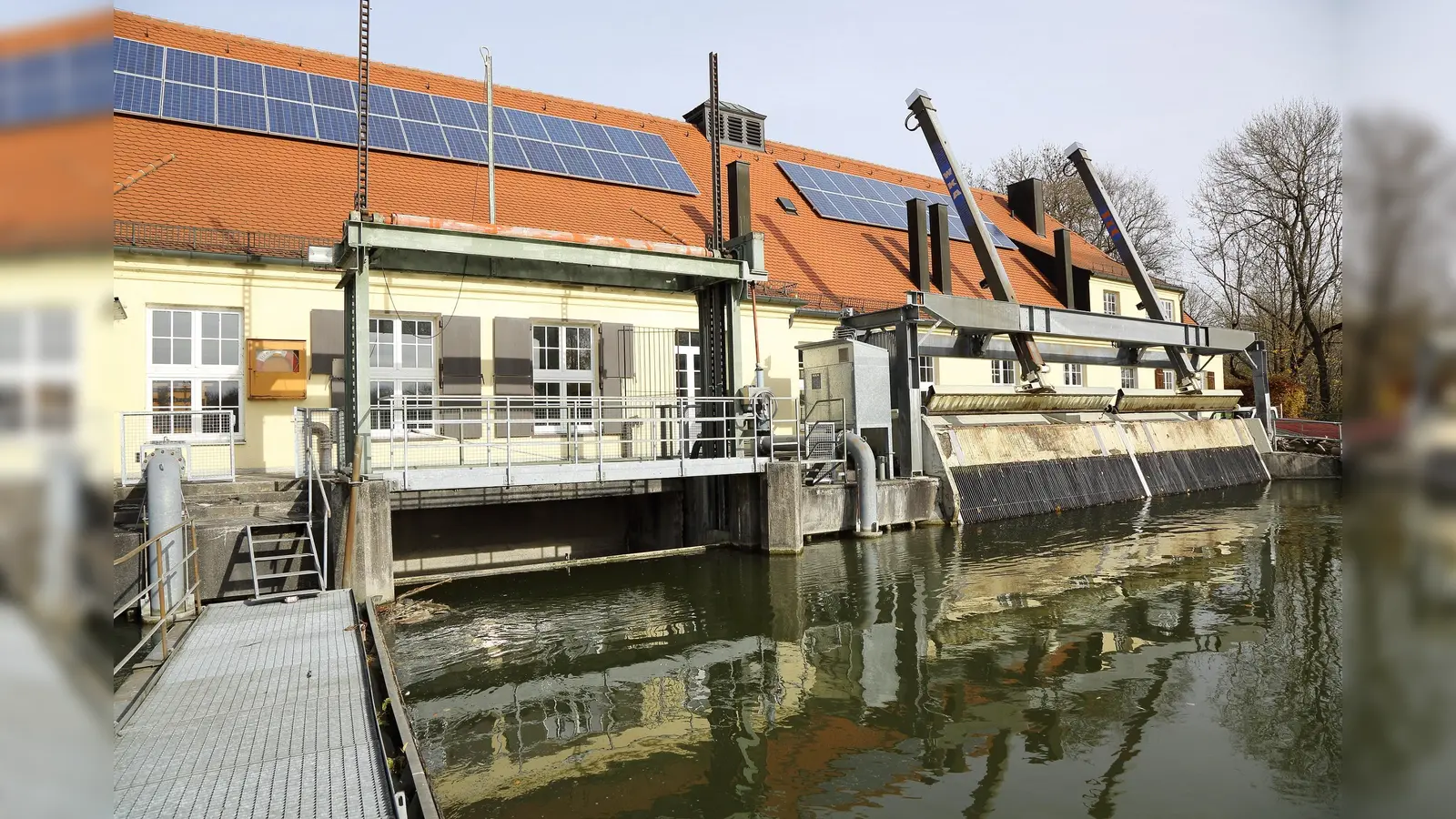 Das Wasserkraftwerk Isar 2. (Foto: SWM / Stefan Obermeier)