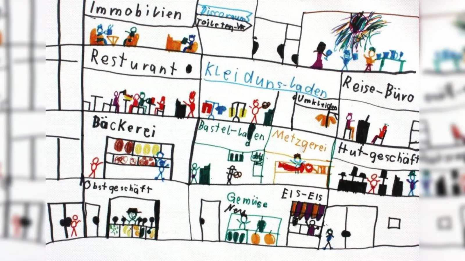 Das Kinderhaus am Riegerhofweg beteiligte sich an der Malaktion. (Foto: job)