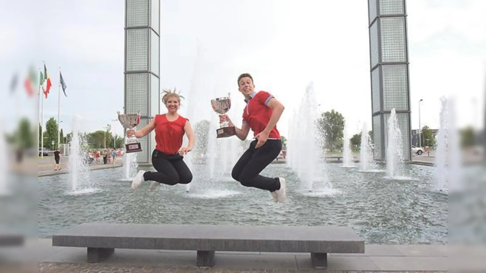 Theresa Sommerkamp und Elian Preuhs aus Oberpframmern ließen wieder mal nichts anbrennen. 	 (Foto: Doris Preuhs)