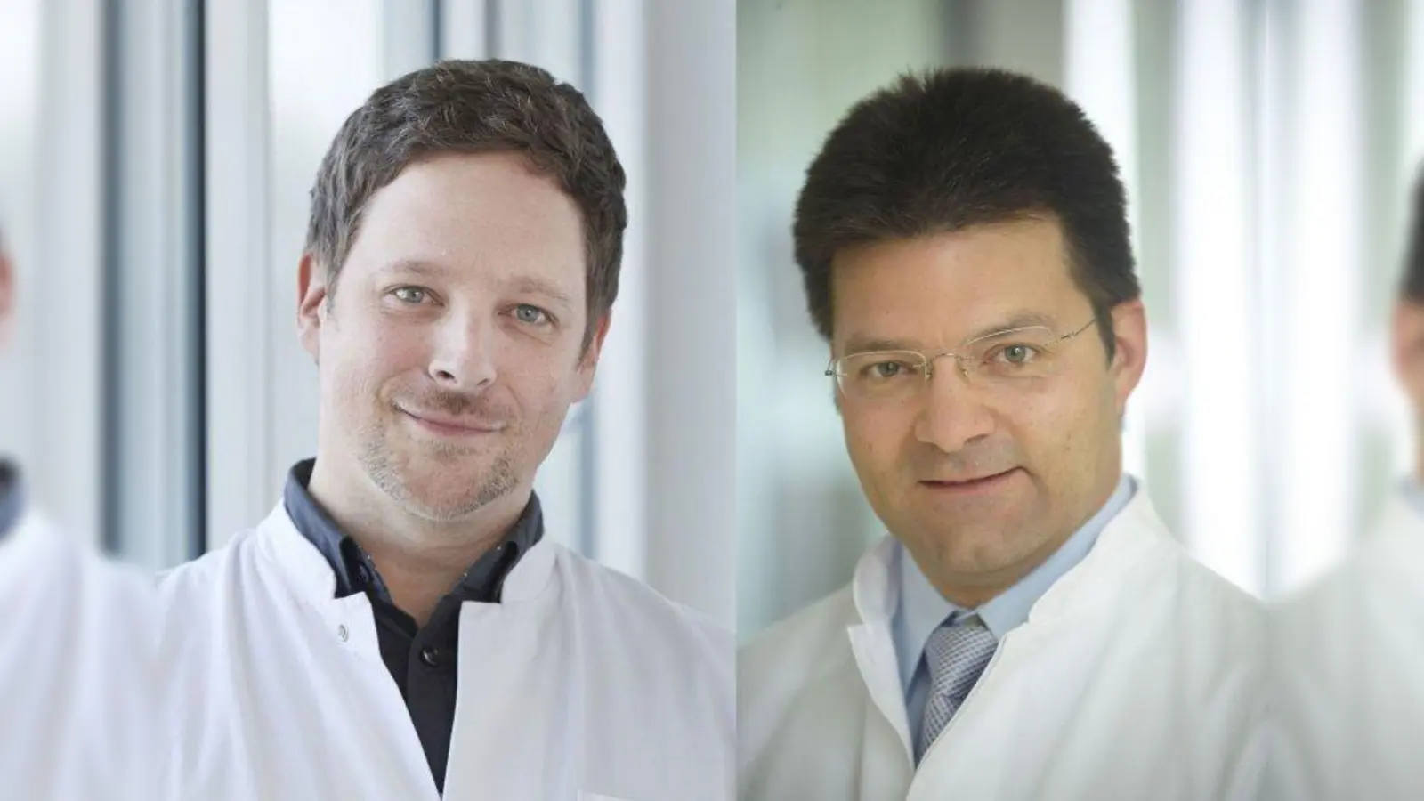 Referenten des Gesundheitsforums sind die Oberärzte Dr. Mathias Nicolaus (l.) und Dr. Andreas Hölscher. (Foto: KKH Neuwittelsbach)