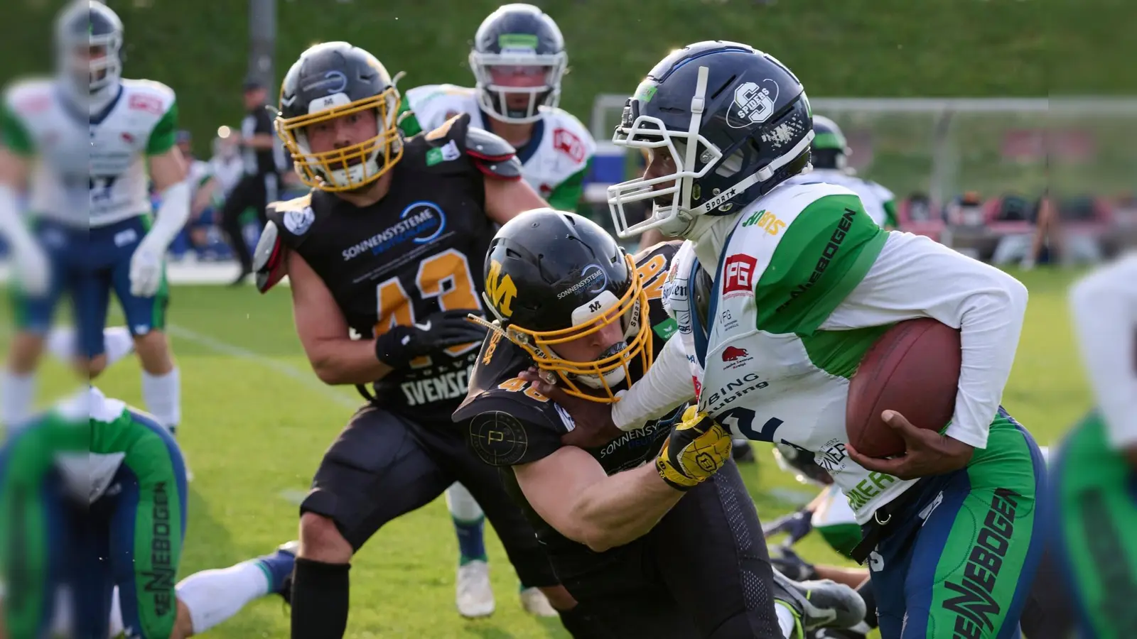 Die Munich Cowboys treten gegen die Straubing Spiders an. (Foto: Lea / MC)