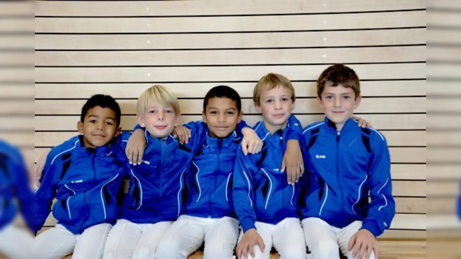 Die Altersklasse 9: Luke Sullivan, Lukas Pacheco, Simon Boxleitner, Moritz Braig und Jakob Kurzmann (von links). 	 (Foto: privat)