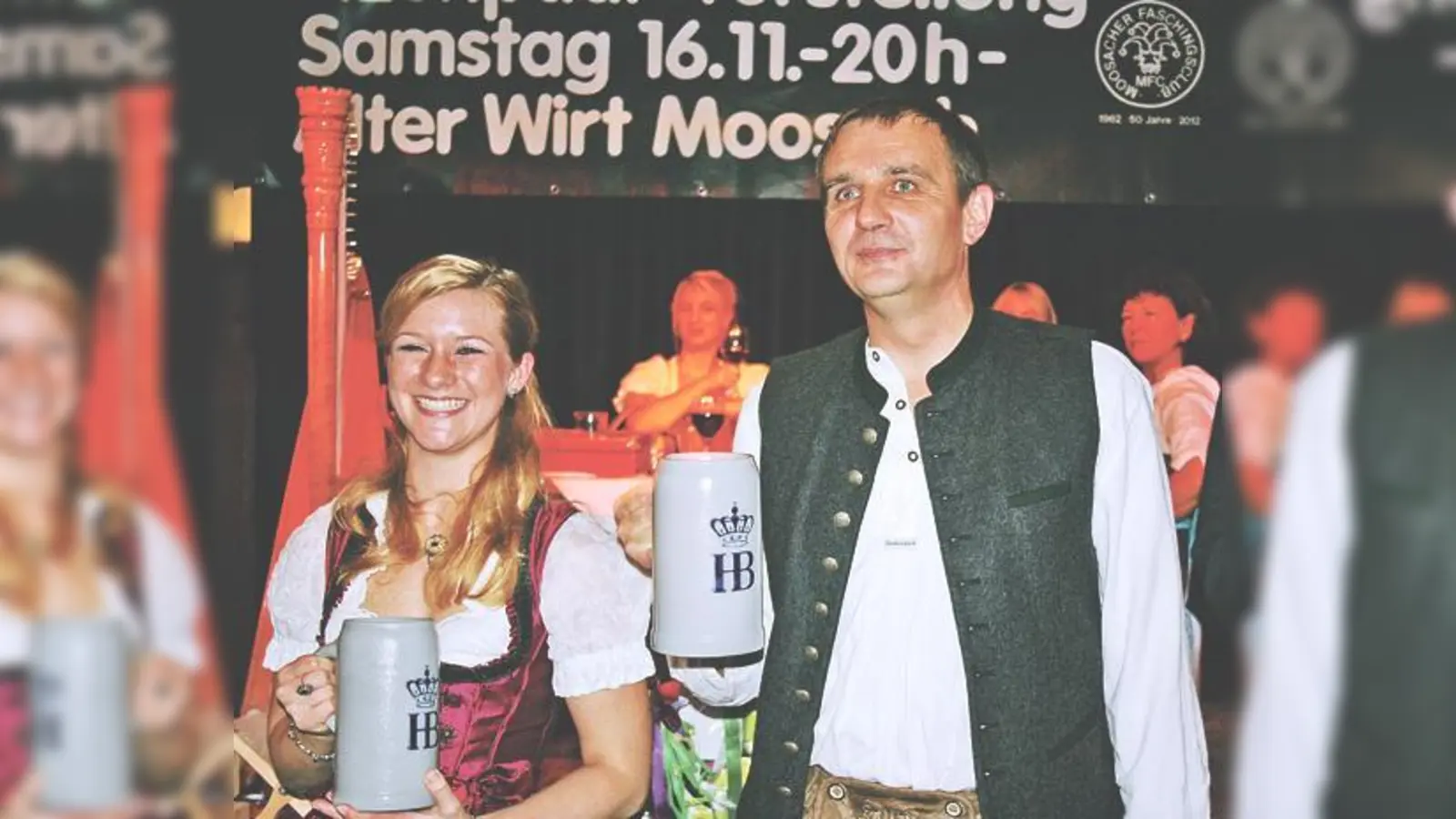 Prinzessin Martina I. und Prinz Michael II. sind das Prinzenpaar 2014 des Moosacher Faschingsclubs. Die feierliche Inthronisation ist am 11. Januar in Gut  Nederling.	 (Foto: ws)