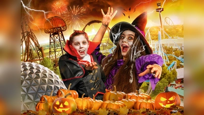 Halloween im Europa-Park feiern, ein gruseliger Spaß für die ganze Familie wartet hier auf die Besucher. (Foto: Europa-Park )