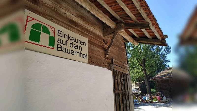 Einkaufen auf dem Bauernhof - das kann man jeden Freitag am Erdinger Bauernhausmuseum. (Foto: Stefan Dohl)